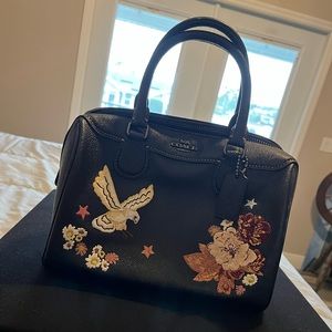 Coach Women's Mini Bennett Satchel with Tattoo Embroidery - QB/Black Multi